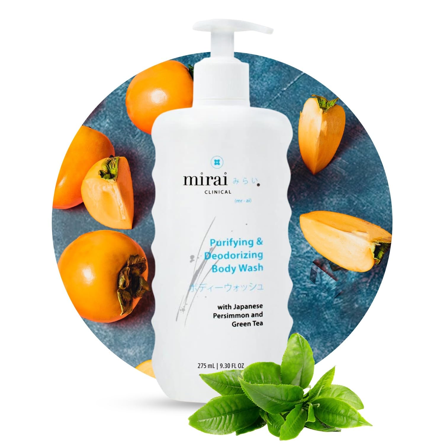 Amazon.com : Mirai Clinical 9.29 fl oz Body Wash with 75g Natural